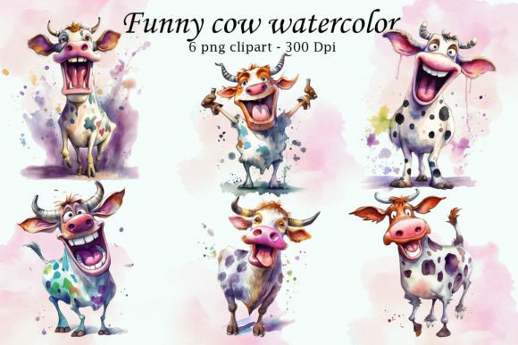 Funny Cow Watercolor: An Embroidery Design Review
